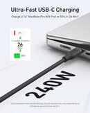 Cable USB-C a USB-C Anker 643 (Flow, silicona)