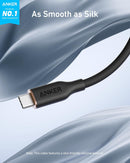 Cable USB-C a USB-C Anker 643 (Flow, silicona)