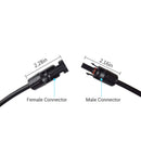 Renogy RNG-EXTCB-5FT-10 - Cable de extensión solar Renogy de 5 pies y calibre 10 AWG con conectores MC4 hembra y macho
