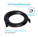 Renogy RNG-EXTCB-5FT-10 - Cable de extensión solar Renogy de 5 pies y calibre 10 AWG con conectores MC4 hembra y macho