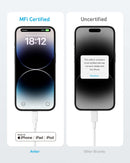 Anker 310 Cable USB C a Lightning (1,8 m, paquete de 2)