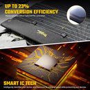 Panel solar portátil Togopower Advance de 20,8 x 22,8 x 2,7 pulgadas y 200 vatios