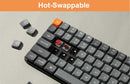 Teclado Keychron K3 Max con interruptor rojo, retroiluminación RGB y Gateron intercambiable