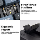 Keychron K10 Max Swappable RGB BacKlight Banana Switch Keyboard - Black