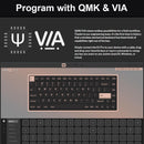 Teclado Keychron K3 Max con interruptor rojo, retroiluminación RGB y Gateron intercambiable