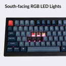 Keychron V3 Max Swappable RGB Backlight Red Switch Keyboard - Black - Knob Version