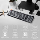 Teclado Keychron K17 Max con interruptor rojo, retroiluminación RGB y Gateron intercambiable