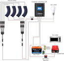 Acopower 110w flexible
 300 Ah/1,5 kW
 (3x100Ah) Batería de litio de 300 Ah y 440 W
