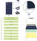 Acopower 110w flexible
 300 Ah/1,5 kW
 (3x100Ah) Batería de litio de 300 Ah y 440 W