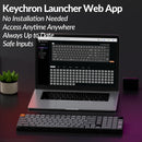 Teclado Keychron K17 Max con interruptor rojo, retroiluminación RGB y Gateron intercambiable