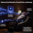KoziSense KZ-313 3D Heated Jade Stone Roller Massage Chair,Deep Zero Gravity,SL-Track,Heat,Backlit Touch Screen,Wireless Charger