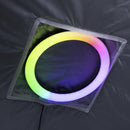 Sauna infrarroja portátil de tamaño completo Durasage para el hogar | Paneles infrarrojos con campos electromagnéticos ultrabajos | Iluminación LED, almohadilla térmica para pies y silla portátil (para 1 persona)