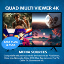 Multivisor cuádruple 4K con conmutación fluida 4x2 (UHD-402MV)