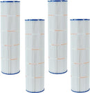 Hayward SwimClear C4030, C4025, C4020, C4520, Hayward Super-Star-Clear C4500, C4000, C4000S (acero inoxidable), Pentair Purex CF 105, abierto con junta moldeada (juego de 4)