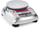 BÁSCULA DE ALIMENTOS DE PRECISIÓN COMPACTA DE ACERO INOXIDABLE OHAUS VALOR V31XH402 400 g 0,1 g