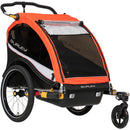 Burley Cub X Child Trailer: Atomic Red