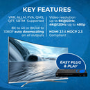Divisor HDMI 1x4: 1 entrada, 4 salidas, UltraHD 8K, EDID (BK-104)
