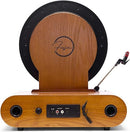 Reproductor de discos de vinilo vertical Fuse Rad-Vert-4 con radio AM/FM, pantalla LCD y Bluetooth