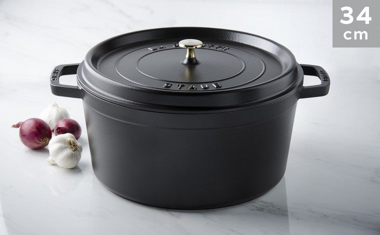 COCOTTE EN FONTE RONDE 34 CM