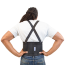 Cinturón de soporte lumbar ajustable con tirantes