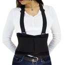 Cinturón de soporte lumbar ajustable con tirantes