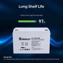 Renogy RNG-BATT-AGM12-100 - Batería Renogy de ciclo profundo AGM de 12 V y 100 Ah para productos fuera de la red, vehículos recreativos
