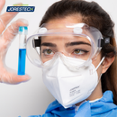 Gafas de seguridad ventiladas antivaho para protección contra impactos fuertes