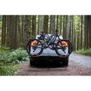 Portabicicletas de enganche Kuat Piston Pro X - 2 bicicletas, luces LED con enchufe de 4 pines, revestimiento Kashima, gris Galaxy