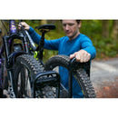 Portabicicletas de enganche Kuat Piston Pro X - 2 bicicletas, luces LED con enchufe de 4 pines, revestimiento Kashima, gris Galaxy