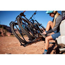 Portabicicletas de enganche Kuat Piston Pro X - 2 bicicletas, luces LED con enchufe de 4 pines, revestimiento Kashima, gris Galaxy