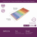 Rainbow Chakra Series | PEMF Far Infrared Heating Mats