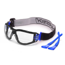 Gafas de seguridad antiempañamiento convertibles en gafas con sello de espuma extraíble, patillas y diadema