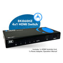 Conmutador HDMI 4x1 8K (BK-401) 