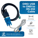 Combinación USB a RS-232