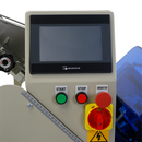 Envolvedora automática de flujo inclinado con codificador – 400 mm