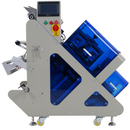 Envolvedora automática de flujo inclinado con codificador – 400 mm