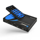 Conmutador HDMI multivisor cuádruple 4x1 sin interrupciones con salida HDMI Full HD 1080p (HD-401MR) 