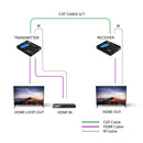 Extensor HDMI 4K con cable Cat6/7 de hasta 50 m (IR y salida de bucle) (UHD-EX165H-K)