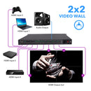 Matriz UHD 4x4 sin interrupciones de 18 Gbps (UHD-404VW) 