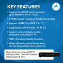 Controlador de videowall 2x4 con rotación de 180 grados (UHD-204VW) 