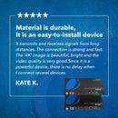 Extensor HDMI 4K HDBaseT sobre CAT6/7 de hasta 100 metros, IR bidireccional, ARC, PoC, RS-232 (UHD-EXB330LAR-K)
