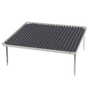 Plataforma apilable Benchmark BR1000-STACK-D, grande, 12" x 12", con tapete con hoyuelos (separación de 3,0")