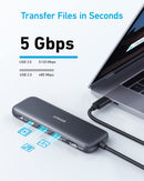 Refurbished Anker 332 USB-C Hub (5-in-1)