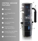 Unidad de potencia de aspiradora central Prolux PLCCV12K con el motor de 2 velocidades más potente y 25 años de garantía.