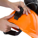 Casco de seguridad tipo cachucha con orejeras montables