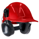 Casco de seguridad tipo cachucha con orejeras montables