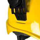 Kit de casco de seguridad estilo gorra con protector facial de malla de hierro y orejeras