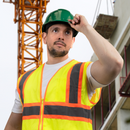 Casco de seguridad estilo gorra con suspensión de 4 puntos