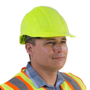 Casco de seguridad estilo gorra con suspensión de 4 puntos