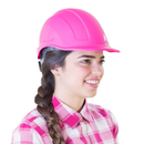 Casco de seguridad estilo gorra con suspensión de 4 puntos